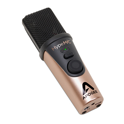 APOGEE HYPE MIC USB Mikrofon (Analog Compressor, iOS, Mac & Windows) (Dahili Taşıma Çantası, Tripod & Stand Adaptörü)